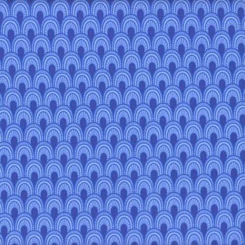 Andover Fabrics Amsterdam by Libs Elliott Zander Cobalt Blue