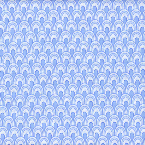 Andover Fabrics Amsterdam by Libs Elliott Zander Frozen Canal Blue