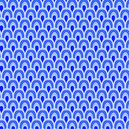 Andover Fabrics Amsterdam by Libs Elliott Zander Delftware Blue