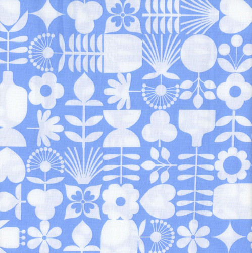 Andover Fabrics Amsterdam by Libs Elliott Cityscape Frozen Canal Blue