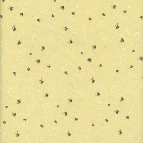 Studio E Fabrics Classic Winnie WA Dodge Winnie The Pooh Yellow Buzzing Bees