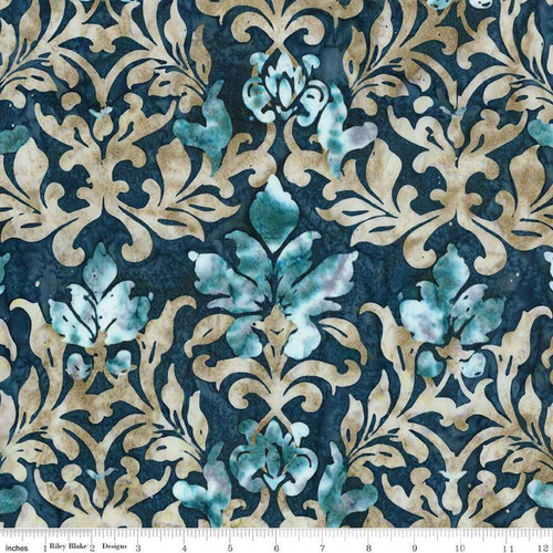 Riley Blake Fabrics Expressions Batiks Decorator Style Caribbean Shale