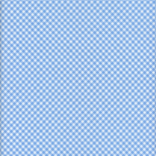 Benartex Fabrics Red, White & Sweet Nicole DeCamp Sweet Gingham Light Blue