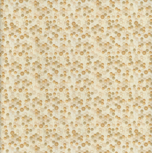 Benartex Fabrics Enchanted Spring Andi Metz Honeycomb Geo Neutral