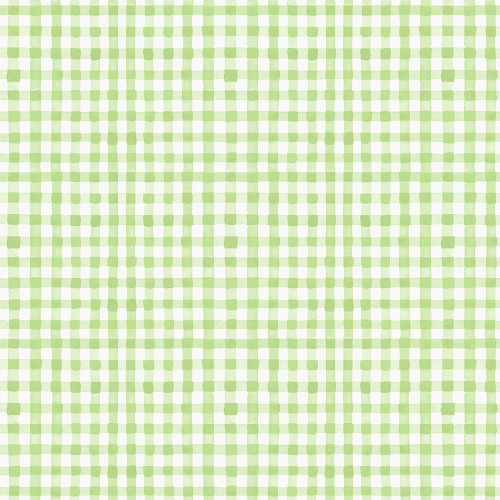 Clothworks Fabrics Spring Cheer Heatherlee Chan Gingham Olive