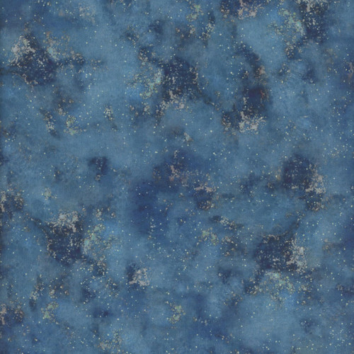 Clothworks Fabrics Naturescape Liz St Andre Splatter Medium Sky Blue