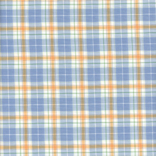 Clothworks Fabrics Woodland Way Beth Grove Plaid Blue yellow