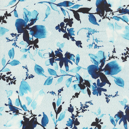 <p>Studio E Fabrics Garden Whisper 118 Inch Wide Quilt Backing Blue Ink Floral</p>