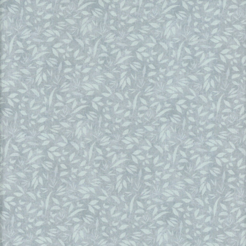 Lumin Fabrics White Owl Textiles Fundamentals Foliage Granite Grey