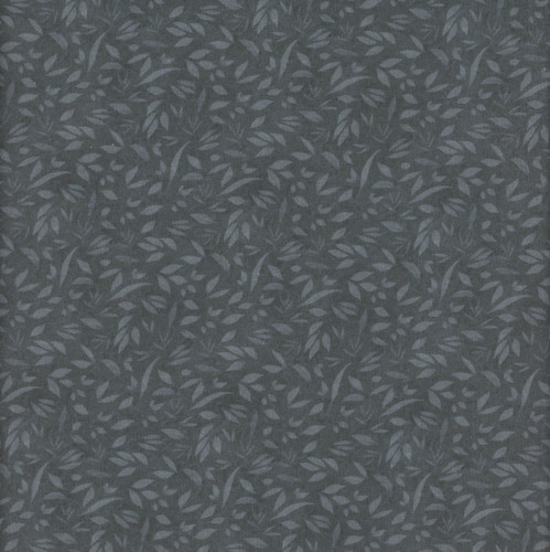 Lumin Fabrics White Owl Textiles Fundamentals Foliage Steel Grey