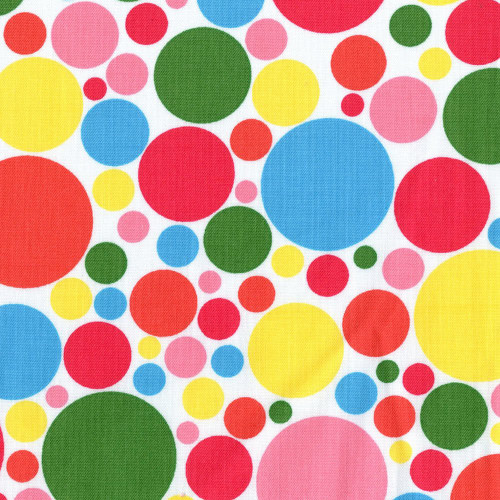 Studio E Fabrics Joann Fabrics Party Bubbles Red Yellow Green Aqua Blue
