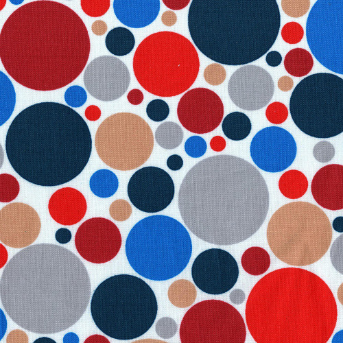 Studio E Fabrics Joann Fabrics Party Bubbles Red Blue Grey Pink