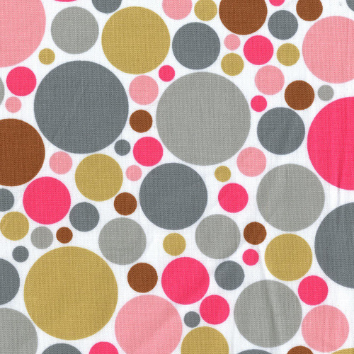 Studio E Fabrics Joann Fabrics Party Bubbles Pink Rose Brown Grey