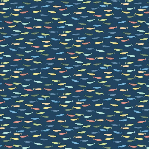 Dear Stella Fabrics Wanderlust Stay Salty Iris
