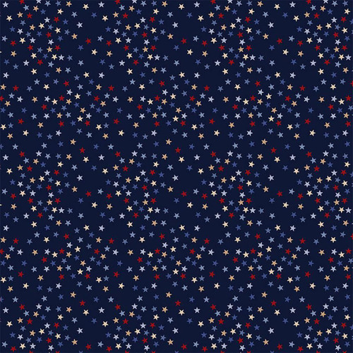 Timeless Treasures Fabrics Path To Freedom Patriotic Stars Admiral