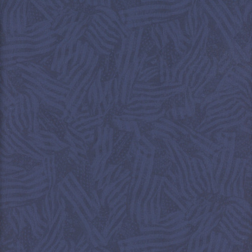 Timeless Treasures Fabrics Path to Freedom Wavy Tonal Flags Indigo