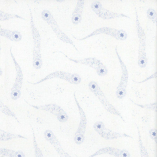 Dear Stella Fabrics Fairy Solstice Comets White