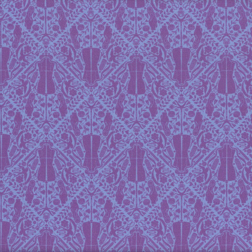 Dear Stella Fabrics Quilty Helpurrs Cats You Got The Notion Orchid