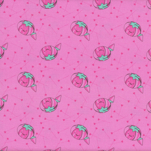 Dear Stella Fabrics Quilty Helpurrs Cats Kingpin Peony