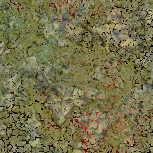 Timeless Treasures Fabrics Tonga Batiks Chateau Cracked Flowers Vine