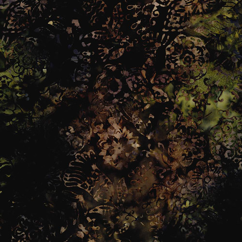 Timeless Treasures Fabrics Tonga Batiks Chateau Stamped Floral Cypress