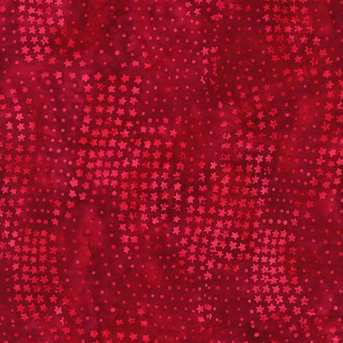 Timeless Treasures Fabrics Tonga Batiks Patriot's Pride Stars & Dots Brave