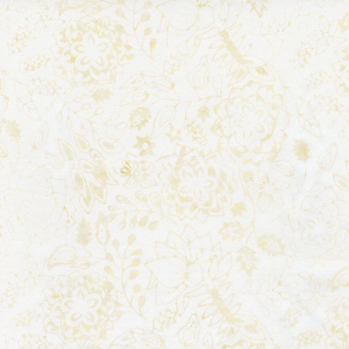 Timeless Treasures Fabrics Tonga Batiks Linen Floral Bouquet Calm