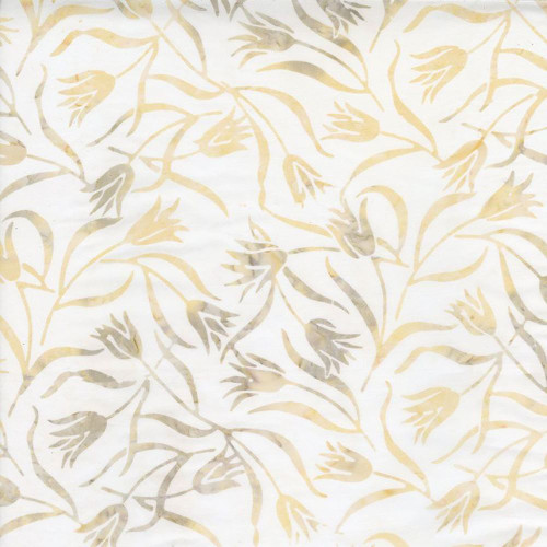 Timeless Treasures Fabrics Tonga Batiks Linen Elegant Tulips Linen