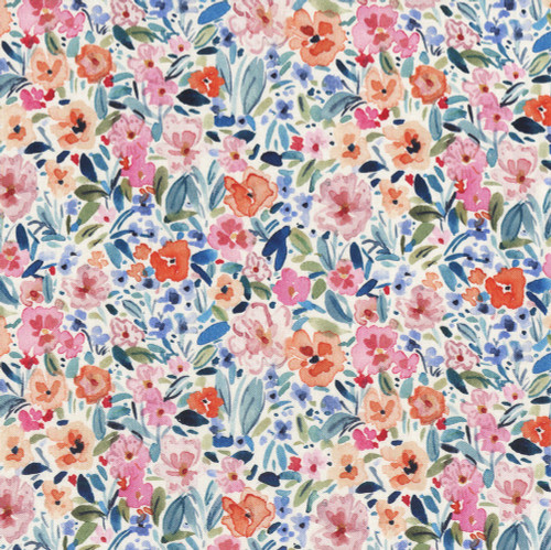 Dear Stella Fabrics 108 Inch Wide Quilt Back Bloomers White