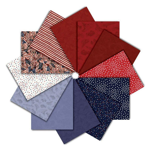 Timeless Treasures Fabrics Path To Freedom Patriotic 12 Fat Quarters Freedom