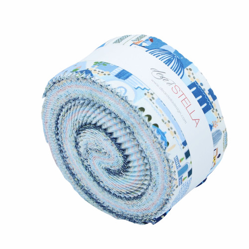 Dear Stella Fabrics Wanderlust Jelly Roll 40 Fabric Strips 2.5 by 44 inch Wanderlust