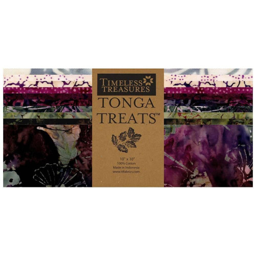 Timeless Treasures Fabrics Tonga Batiks Chateau Layer Cake Ten Inch Squares Chateau