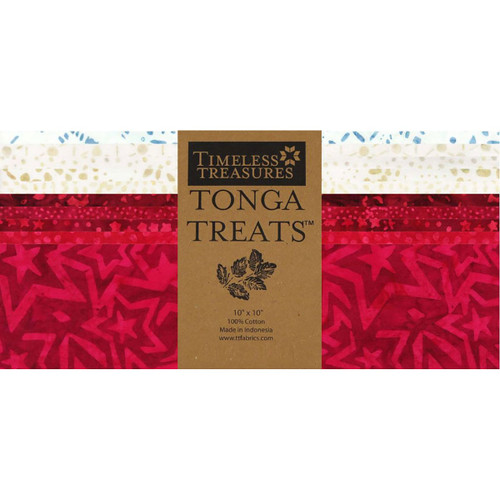 Timeless Treasures Fabrics Tonga Batiks Patriot's Pride Layer Cake Ten Inch Squares Pride
