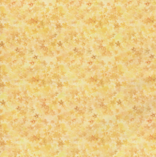 In The Beginning Fabrics Day and Night Jason Yenter Yellow Petite Flowers
