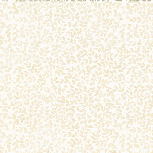 Hoffman Fabrics Bali Hand Dyed Batik Packed Leaves Oyster Cream