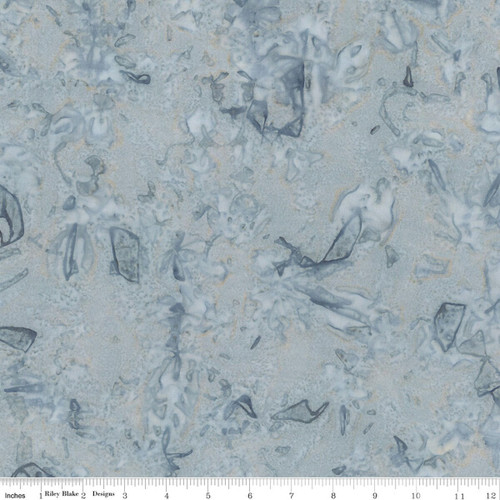 Riley Blake Fabrics Expressions Batik Hand Dyes Texture Solid Harbor Grey
