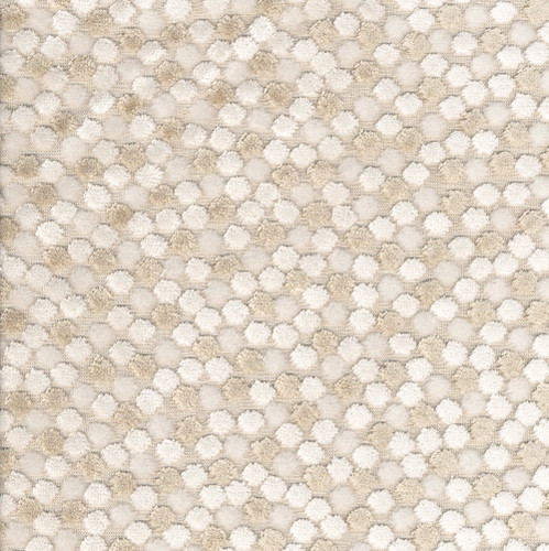 Hamilton Fabrics Athena Pearl Pebble Dot Cut Velvet Texture