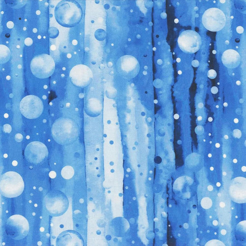 Blank Quilting Fabrics Bubble Pops 108 Inch Wide Quilt Back Tango Twist Designs Blue Texture