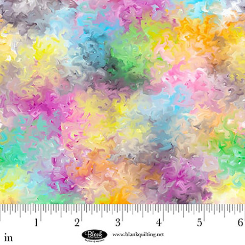 Blank Quilting Fabrics Metro Mirage Ray Heere Yellow Color Splash