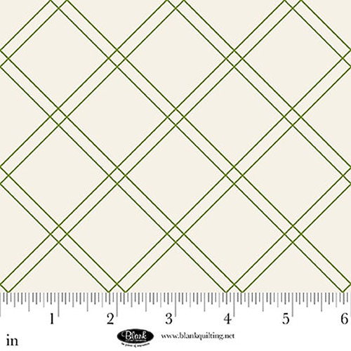 Blank Quilting Fabrics The Bright Side Jessica Dayon White Windowpane Plaid