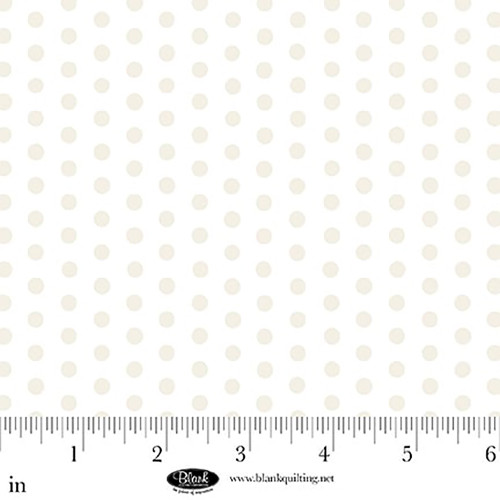 Blank Quilting Fabrics The Bright Side Jessica Dayon White Polka Dot