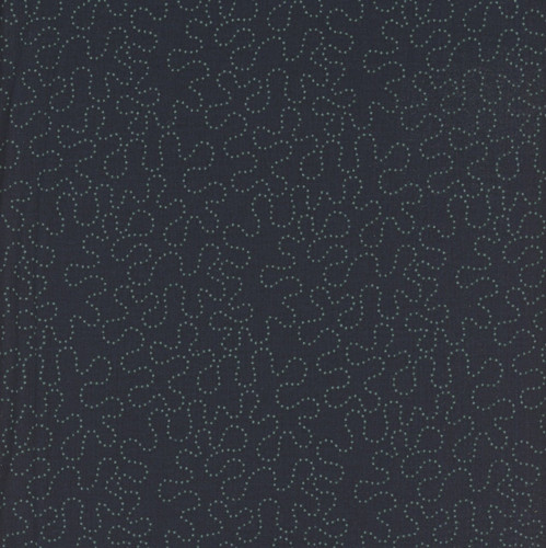 Henry Glass Fabrics Love Struck Kim Diehl Navy Blue Dotted Stipple