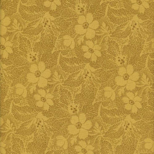 Henry Glass Fabrics Love Struck Kim Diehl Yellow Endless Summer