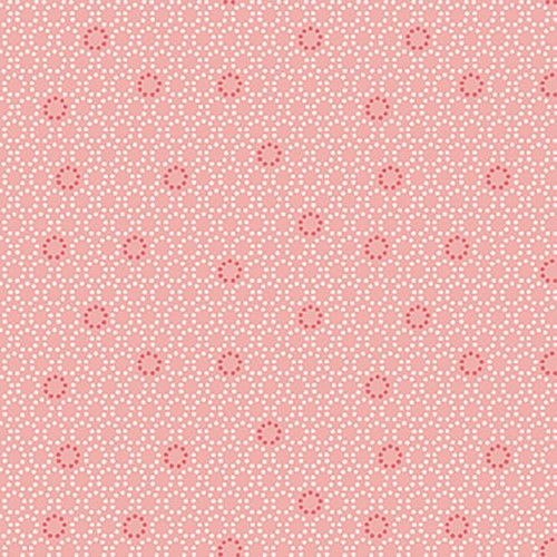 Studio E Fabrics Fabrics Elizabeth Max Tate Rose Pink Dotted circles