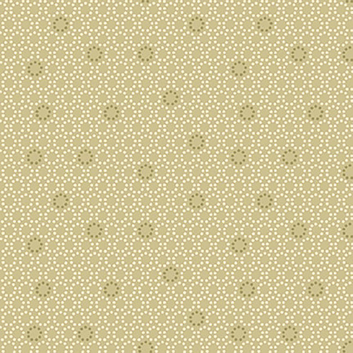 Studio E Fabrics Fabrics Elizabeth Max Tate Sage Green Dotted circles