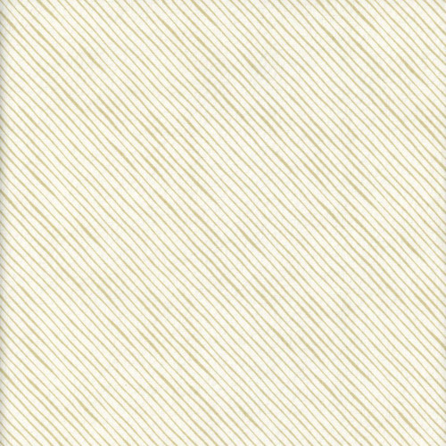 Studio E Fabrics Fabrics Elizabeth Max Tate Sage Green Stripe, close-up image of fabric with diagonal green and beige stripes.