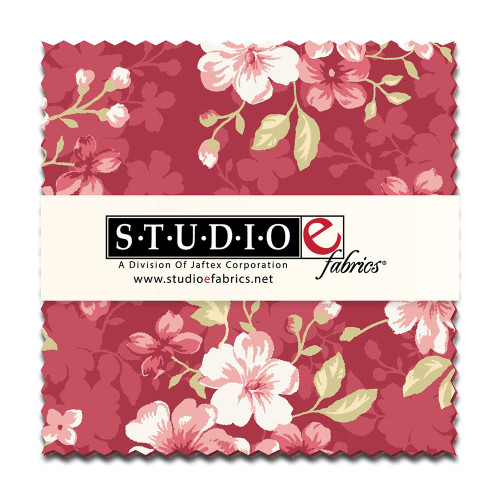Studio E Fabrics Fabrics Elizabeth Max Tate Multi Charm Squares Five Inch
