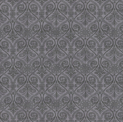 Studio E Fabrics Fabrics Farmhouse Fixer Upper Bayview Designworks Charcoal Grey Damask