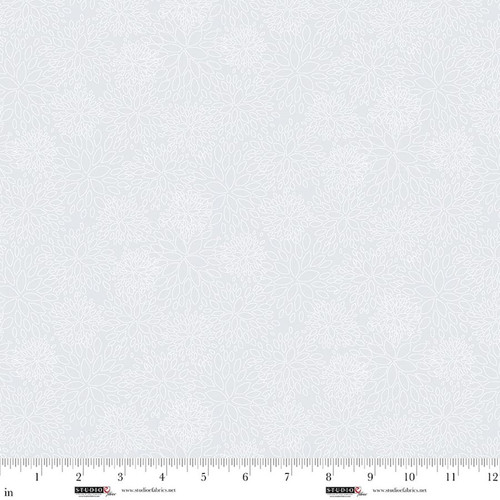 Studio E Fabrics Fabrics Farmhouse Fixer Upper Bayview Designworks Pale Silver Grey Mums Line