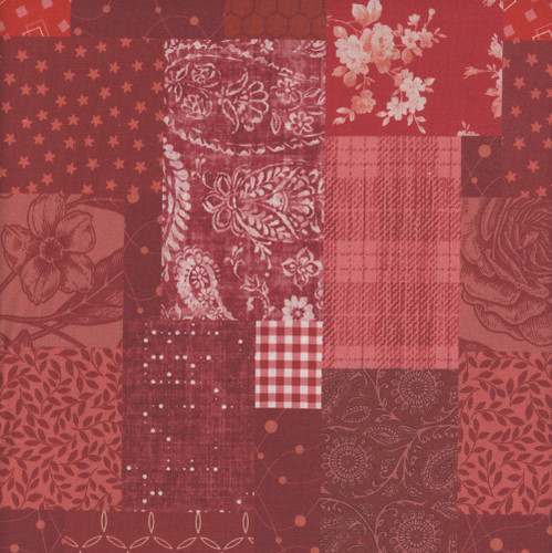 Studio E Fabrics Fabrics Pieces of America Lilac Bee Designs Ruby PatchWork